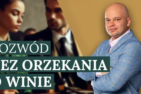 Odkryj sekrety projektu ustawy o łatwiejszych rozwodach bez orzekania o winie. Na zdjęciu mężczyzna w garniturze i para w tle.