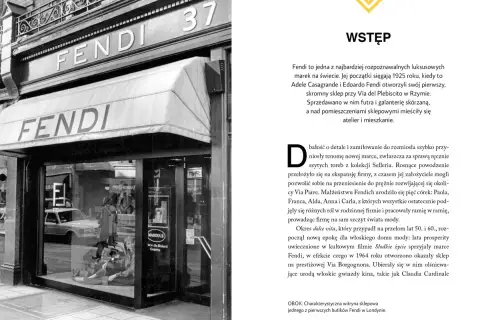 Witryna jednego z pierwszych butików Fendi w Londynie. To właśnie co to Fendi – marka luksusowa z bogatą historią.