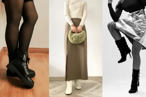 Trzy propozycje stylizacji z botkami: rockowe, eleganckie i odważne. Botki skarpetkowe w roli głównej.