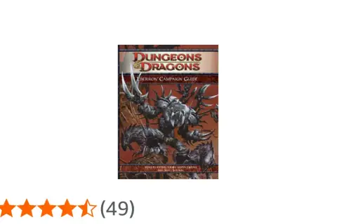 Okładka podręcznika Dungeons & Dragons: Eberron Campaign Guide z potworem.