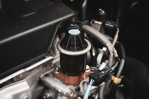 Componente del motor de coche de gasolina que podría causar tirones a bajas revoluciones.