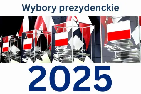 Wybory prezydenckie 2025: czy bezpieczeństwo wpłynie na termin? Kolejne urny wyborcze z polskimi flagami i stertami dokumentów.