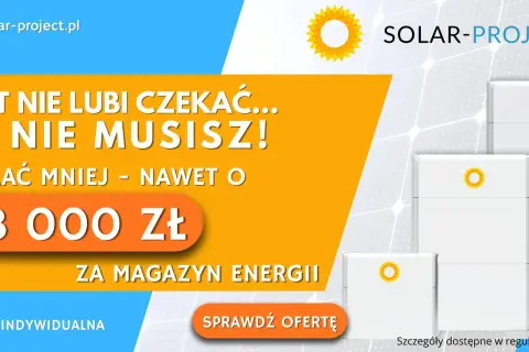 Oszczędź nawet 18 000 zł na magazynie energii z moim prądem 6.0 od Solar-Project. Nie czekaj, sprawdź ofertę!