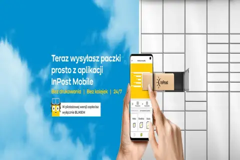 Wygodnie nadaj paczkę przez aplikację InPost Mobile, a potem umieść ją w paczkomacie. Bez drukowania i kolejek!