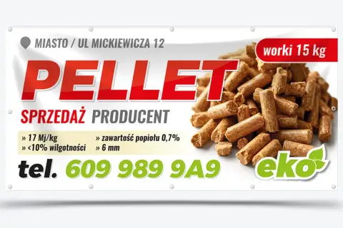 Sprzedaż pelletu na raty od producenta, worki 15 kg. Niska wilgotność, zawartość popiołu 0,7%. Tel. 609 989 9A9.