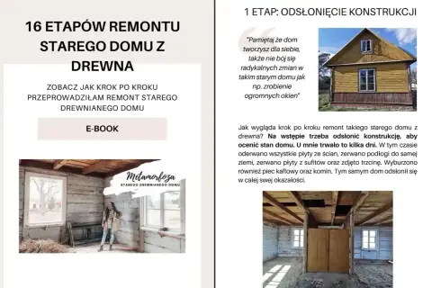Projekty dobudówki do starego domu z drewna. Etap 1: odsłonięcie konstrukcji. Remont starego domu krok po kroku.