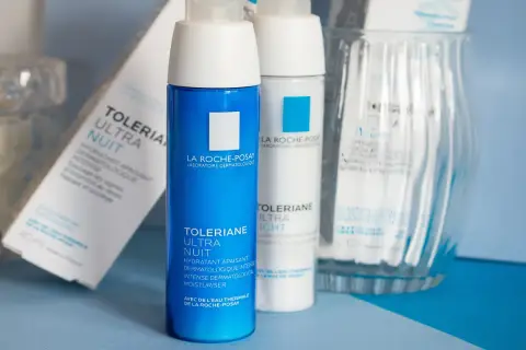 Kremy La Roche-Posay Toleriane Ultra Nuit i Ultra Light, marka kosmetyków dla wrażliwej skóry.