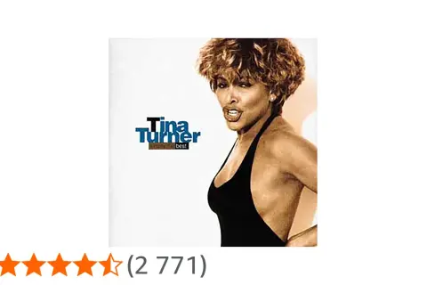 Tina Turner na okładce albumu "Simply the best".