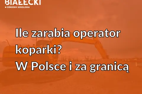 Operator koparki w Niemczech: Ile zarobisz netto? Pełen przewodnik