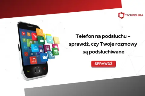 Telefon na podsłuchu? Sprawdź, czy Twoje rozmowy są podsłuchiwane. Ikony aplikacji unoszą się nad smartfonem.
