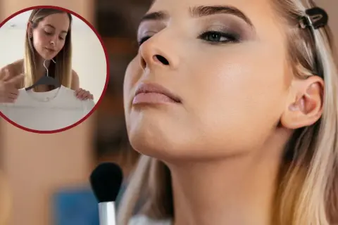 Jak zrobić, żeby makijaż nie brudził ubrań i uniknąć plam?