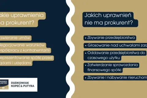 Prokura oddzielna: jakie uprawnienia ma prokurent, a jakich nie? Lista kluczowych kompetencji i ograniczeń.
