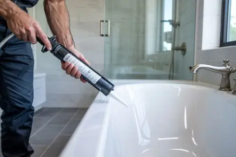Jak kłaść silikon wokół wanny? Trwała fuga bez pleśni! Poradnik