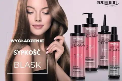 Woda lamelarna co to? Prosalon Lamellar Therapy dla wygładzenia, sypkości i blasku włosów.