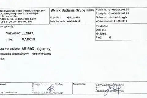 Ile czekać na wynik grupy krwi? Od cito do KrewKarty