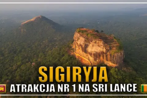 Sigirija, lwia skała na Sri Lance, majestatycznie wznosi się nad dżunglą.