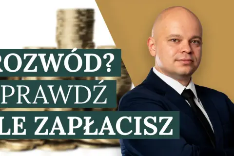 Rozwód? Sprawdź, ile kosztuje złożenie wniosku o rozwód. Na zdjęciu mężczyzna w garniturze i stos monet.