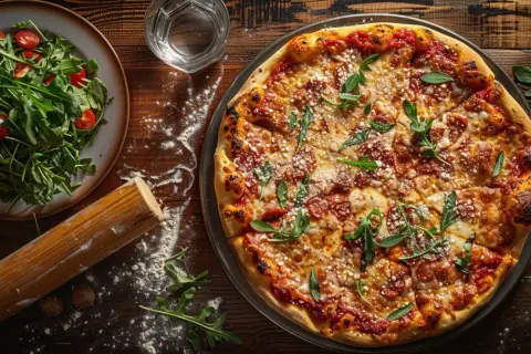 Recettes pizza fromage : le secret d'une pâte croustillante et filante