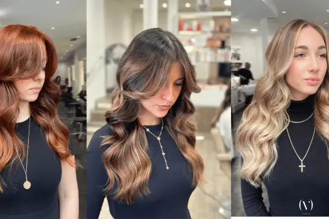 Trois femmes aux cheveux ondulés : rousse, brune et blonde. Découvrez comment onduler ses cheveux pour un look glamour.
