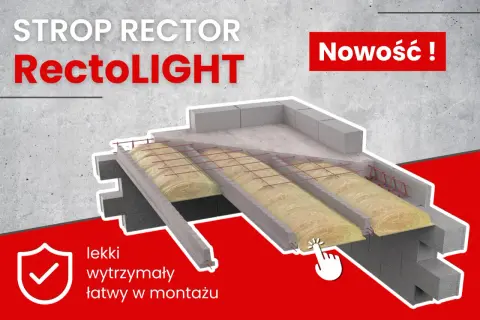 Strop Rector RectoLIGHT: lekki, wytrzymały, łatwy w montażu. Nowość!