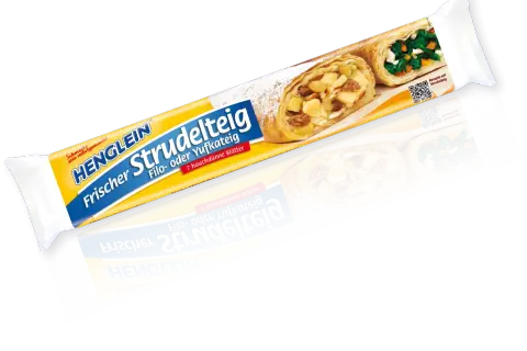 Henglein Frischer Strudelteig: Ja, kann man strudelteig einfrieren! Perfekt für schnelle Apfel- oder Spinatstrudel.