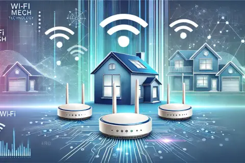 Nowoczesne routery tworzą sieć Wi-Fi mesh, zapewniając zasięg w całym domu.