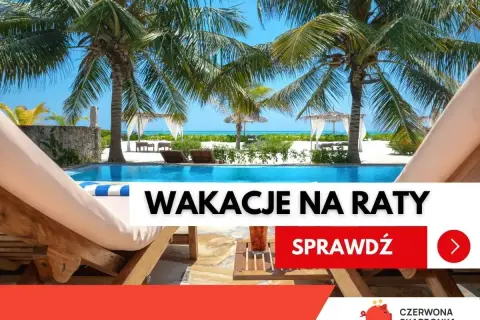 Rajskie wakacje na raty czekają! Basen, palmy i relaks na leżaku. Sprawdź ofertę.