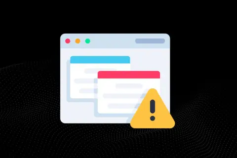 Ostrzeżenie na ekranie komputera. To może być definicja adware, które wyświetla niechciane reklamy.