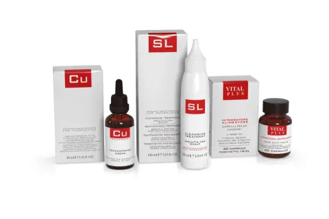 Vital Plus Active Pelo opiniones: productos para el crecimiento del cabello, incluyendo gotas concentradas y suplementos.