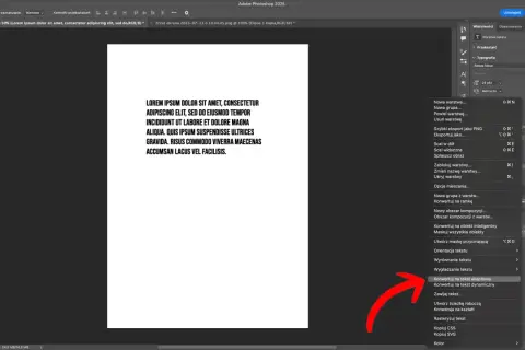 Jak edytować tekst w Photoshopie? Uniknij błędów, twórz efekty!