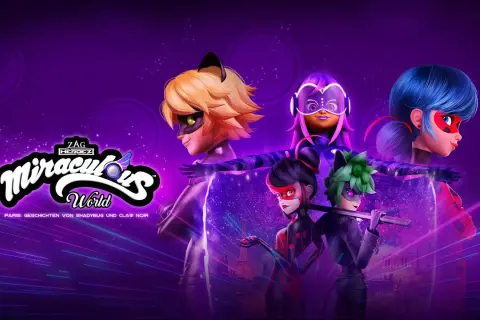 Miraculous Staffel 6: Ladybug, Cat Noir und ihre Freunde im neuen Look. Ein magisches Abenteuer in Paris!