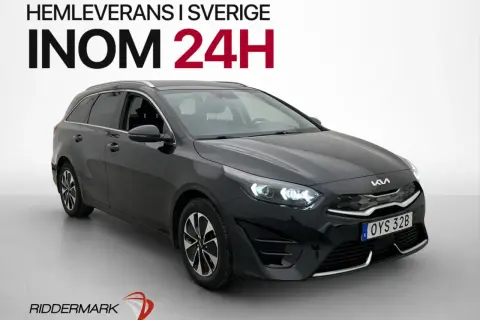 Svart Kia Ceed kombi, hemleverans inom 24h. Inga problem med denna begagnade bil!