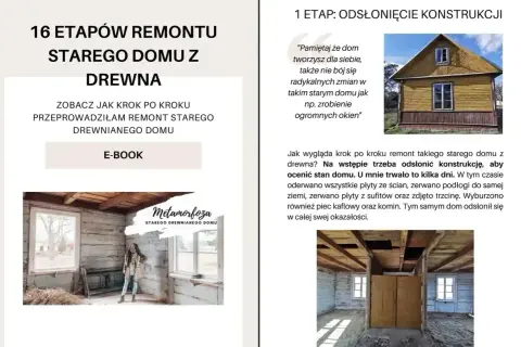 Remont starego domu z drewna: odsłonięcie konstrukcji. Zobacz, jak krok po kroku odnawiam stary dom, by nadać mu nową elewację.