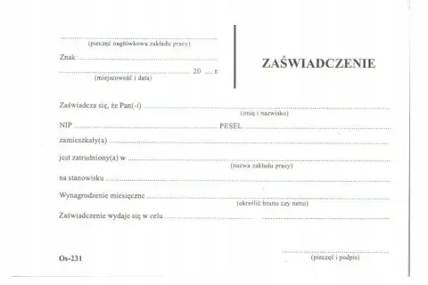 Jak napisać zaświadczenie o zatrudnieniu pracownika bez błędów