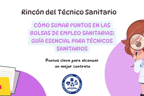 Guía para sumar puntos en bolsas de empleo sanitarias. Aprende cómo los cursos y la salud influyen en tu contrato.