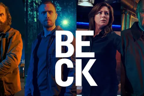 Fyra karaktärer från Beck-filmerna. Hur många beck filmer finns det?