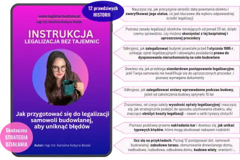 Instrukcja legalizacji samowoli budowlanej. Dowiedz się, jak uniknąć kar i błędów, poznać zasady, koszty i procedury, aby legalizacja przebiegła sprawnie.