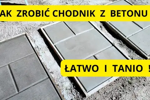 Jak zrobić chodnik z betonu - uniknij typowych błędów i oszczędzaj czas