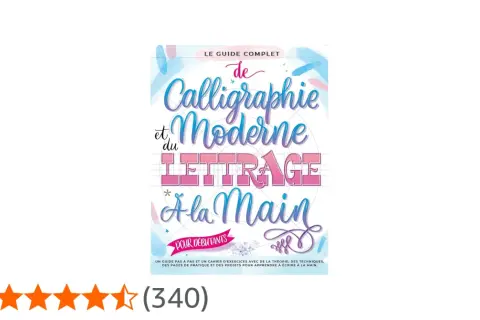 Guide complet pour apprendre à comment décorer une lettre avec la calligraphie moderne et le lettrage à la main. Idéal pour débutants.