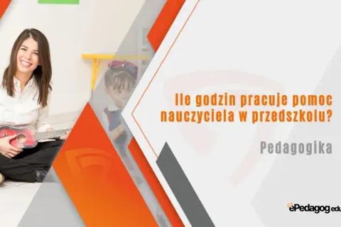 Uśmiechnięta pomoc nauczyciela w przedszkolu gra na ukulele dla dziecka.