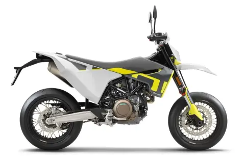 Motocykl Husqvarna WR 125, zwinny i mocny, gotowy na wyzwania.