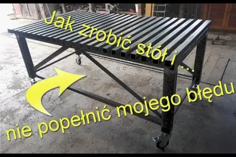 Stół spawalniczy DIY: zbuduj funkcjonalne stanowisko taniej!