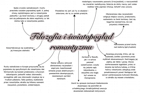 Romantyzm odrzucał racjonalizm, stawiając na intuicję i uczucia. Irracjonalizm w romantyzmie podkreślał znaczenie przeżyć i świata duchowego.