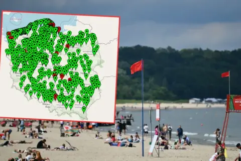 Sinice Bałtyk: Czy Twoja plaża jest bezpieczna? Sprawdź mapę GIS