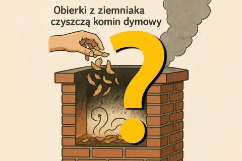 Czy obierki z ziemniaków czyszczą komin? Ekspert wyjaśnia!