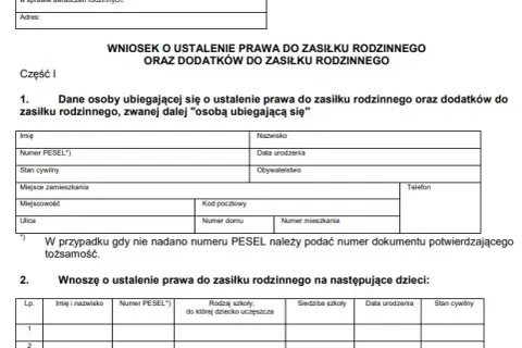 Jak wypełnić wniosek o zasiłek rodzinny? Bez błędów i stresu!