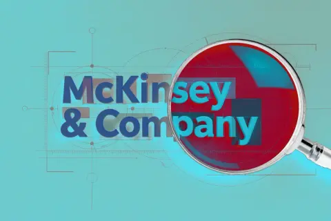 Lupe über McKinsey & Company: So analysiert McKinsey, was macht McKinsey?