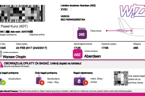 Jak wygląda karta pokładowa Wizz Air? Kluczowe informacje i porady