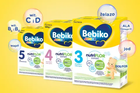 Bebiko Junior - zdrowe masło dla niemowlaka, wzbogacone w witaminy i składniki mineralne, wspiera rozwój dziecka.