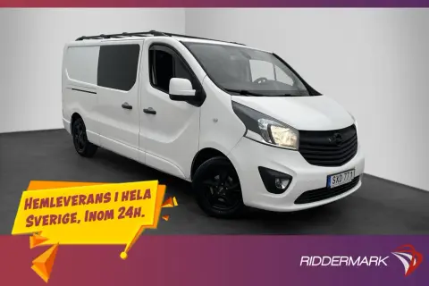 Vit Opel Vivaro, redo för leverans i hela Sverige inom 24h. Inga problem med denna bil!